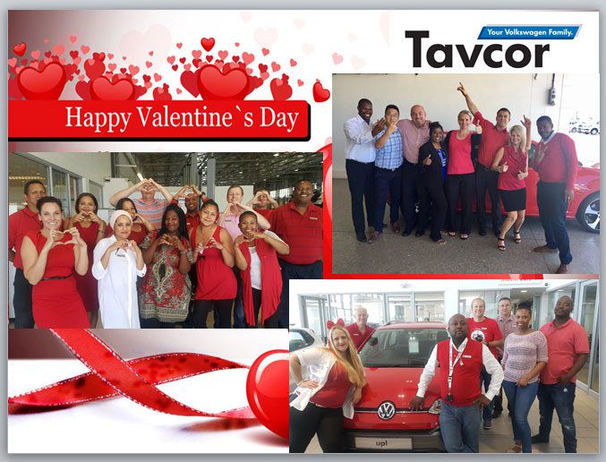 Tavcor VW team shared the love during Valentine's month